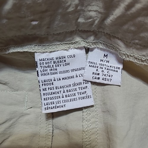 Pantalone convertibile sportivo mondiale uomo taglia media beige pesca escursionismo - Foto 7 di 11