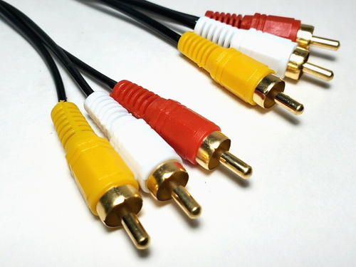10ft 3-RCA Red White Yellow Composite Audio Video AV Cable Cord VCR DVD TV - Picture 3 of 3