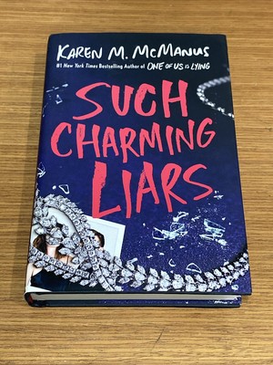 Such Charming Liars by Karen M. McManus Hardcover Book SIGNED