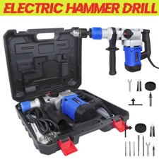 Electric Demolition Jack Rotary Hammer Concrete Drill Breaker Kit Tool Powerful