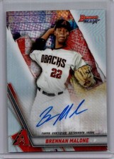 2019 Bowman's Best #B19-BM Brennan Malone Best of 2019 Autographs