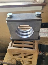  1  Stauff Clamp for 3" pipe ALUMINUM Body Complete +  Carbon Plates and Bolts