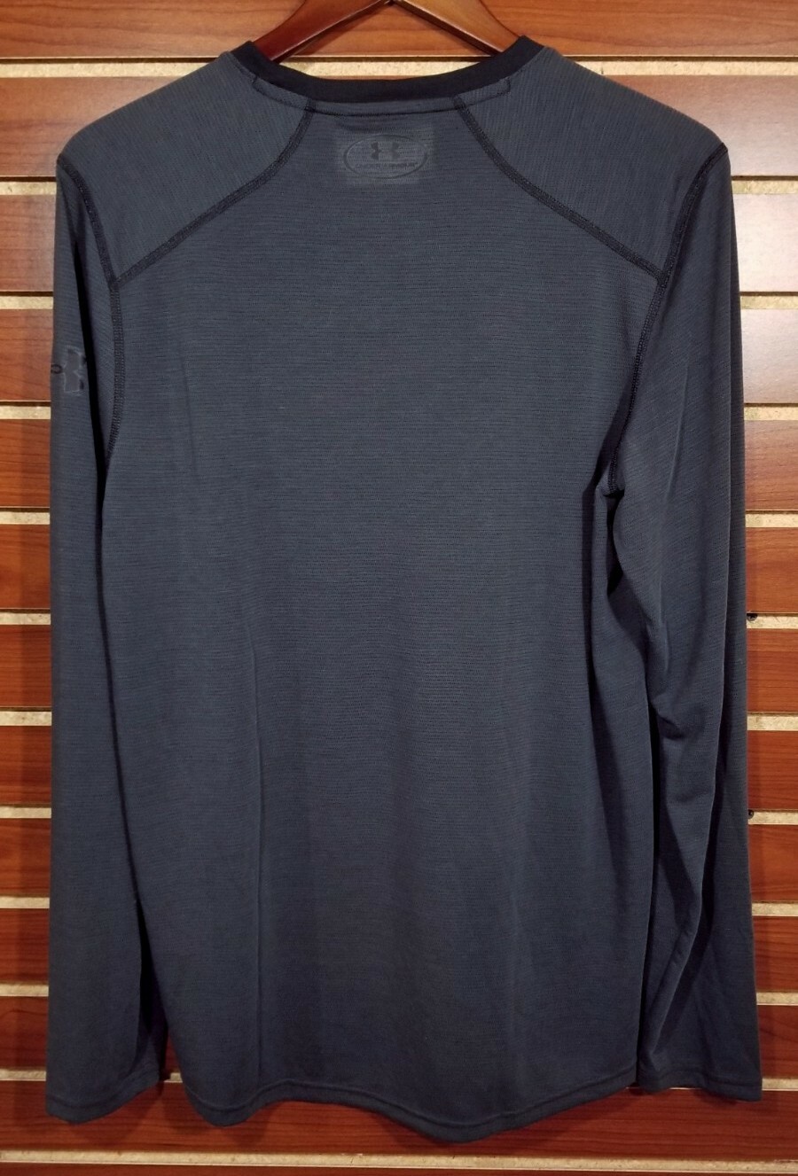 Men’s Under Armour Threadborne Long Sleeve Performance Shirt Charcoal, Medium thumbnail 5