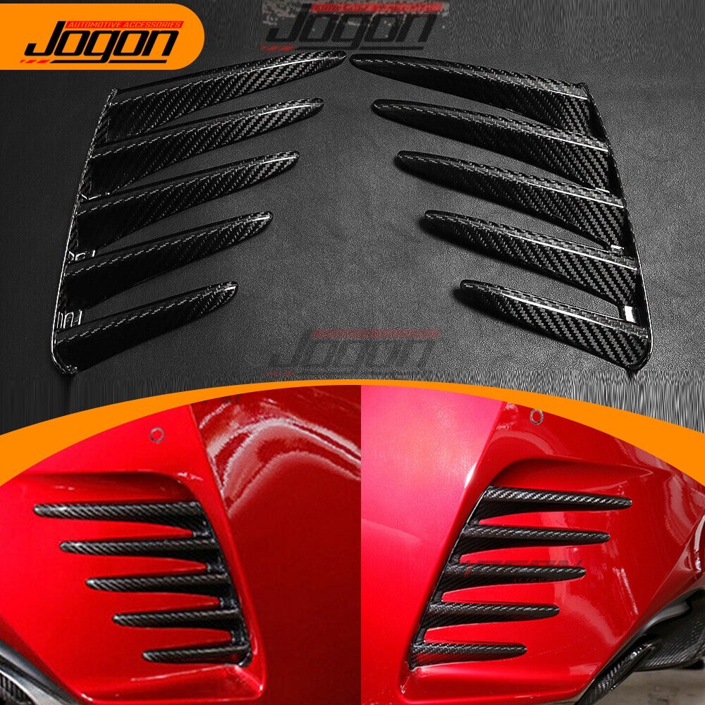 JOGON Carbon Rear Bumper Lower Vent Splitter Cover For Lexus RC350 / RC200t / RC300h 2014-2018
