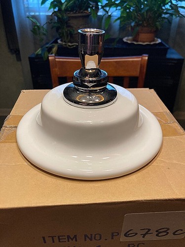 Strom Sign-of-the-Crab P0678C Wall Mount Shower Set Chrome/Porcelain: BRAND NEW! - Picture 6 of 14