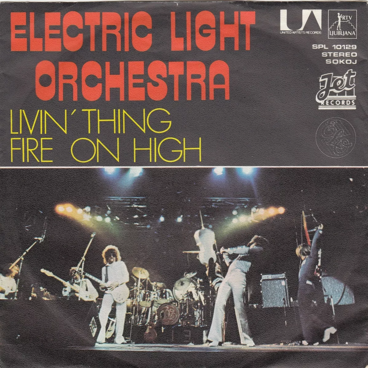 Electric Light Orchestra Livin' Thing/Fire on High 7 EX (Dutch Import)  (Out of Print) (E.L.O.) (ELO)