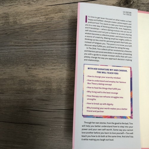 The Shift: Change Your Perspective, Not Yourself by Tinx (Hardcover, 2023) - Picture 4 of 5