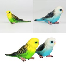 2pcs Bird Model Kids Toy Mini Parrot Figure Model Small Parrot Figurine Outdoor