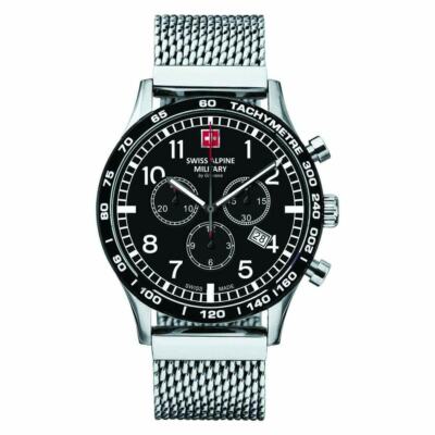 Swiss Alpine Military Grovana Herrenuhr 1746.9137 Edelstahl