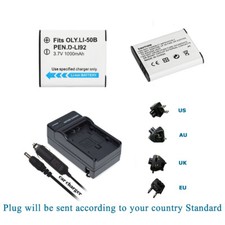 D-LI92 DLI92 D-L192 DL192 Battery Or Charger for Pentax Optio RX18 RZ18 WG-1 WG1