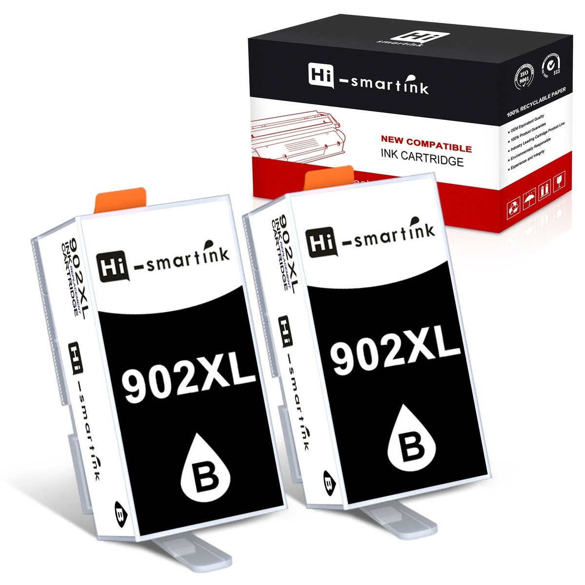 Cartucce Per Hp 6950 Officejet Cartucce Inchiostro 902-XL Compatibili Per HP OfficeJet Pro 6978, 6968, 6970, 6958, 6950 - Alto Rendimento, 4 Colori 7590 Ax - Foto 7