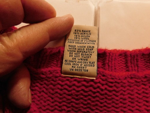 High Sierra Damen Urlaub Reißverschluss rot Strickjacke Pullover 2X - Bild 5 von 9