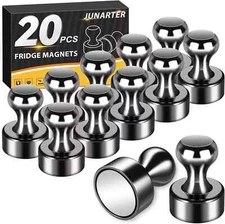 20x Fridge Magnets For Whiteboard Refrigerator Magnets Small&Strong Metal Magnet
