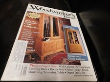 The Woodworker's Journal Magazine 1991 September October