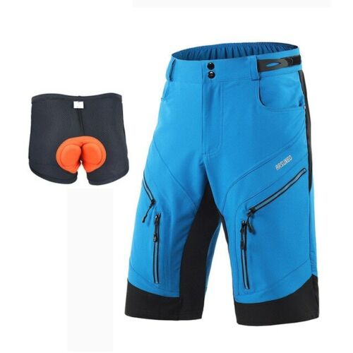 6 Colors Men Mountain Bike Bicycle MTB Riding Road Shorts Cycling Short Pants - Picture 33 of 60