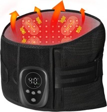 HONGJING Rückenmassagegerät Gürtel mit Rot...
