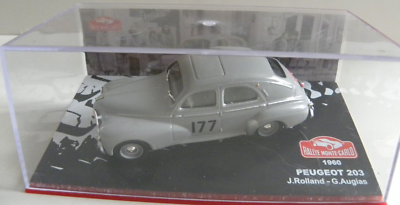 Peugeot 203 1959 - CCC 1/43 (Kit Monté, White Metal, Noir)