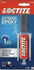 LOCTITE RAPID Tube 1ML EXTREME Epoxy Power Glue Bonds Super Glue Solvent