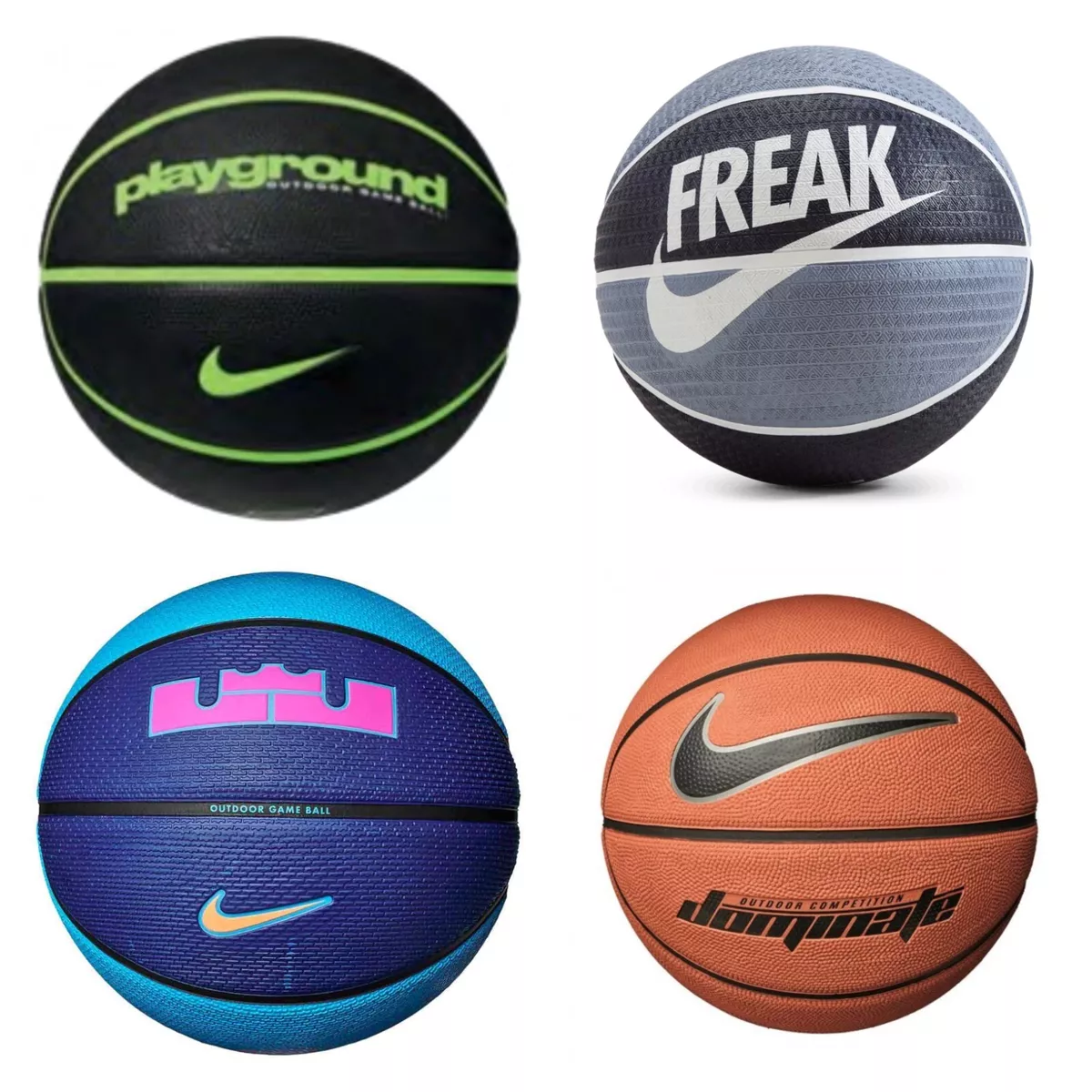 Pacer Garantizar Credo NIKE BASKETBALL BALL - DOMINATE - SIZE 5 AND 7 TAN BLACK NEON | eBay