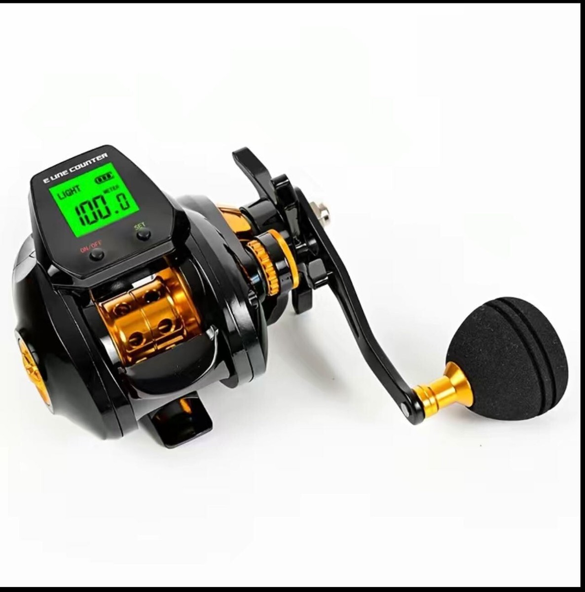7.2:1 Digital Fishing Baitcasting Reel With Accurate Line Counter Large-Display 7.2:1 Digital Fishing Baitcasting Reel With Accurate Line Counter Large-Display