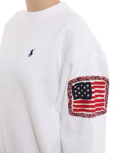 polo ralph lauren women's white sweatshirt