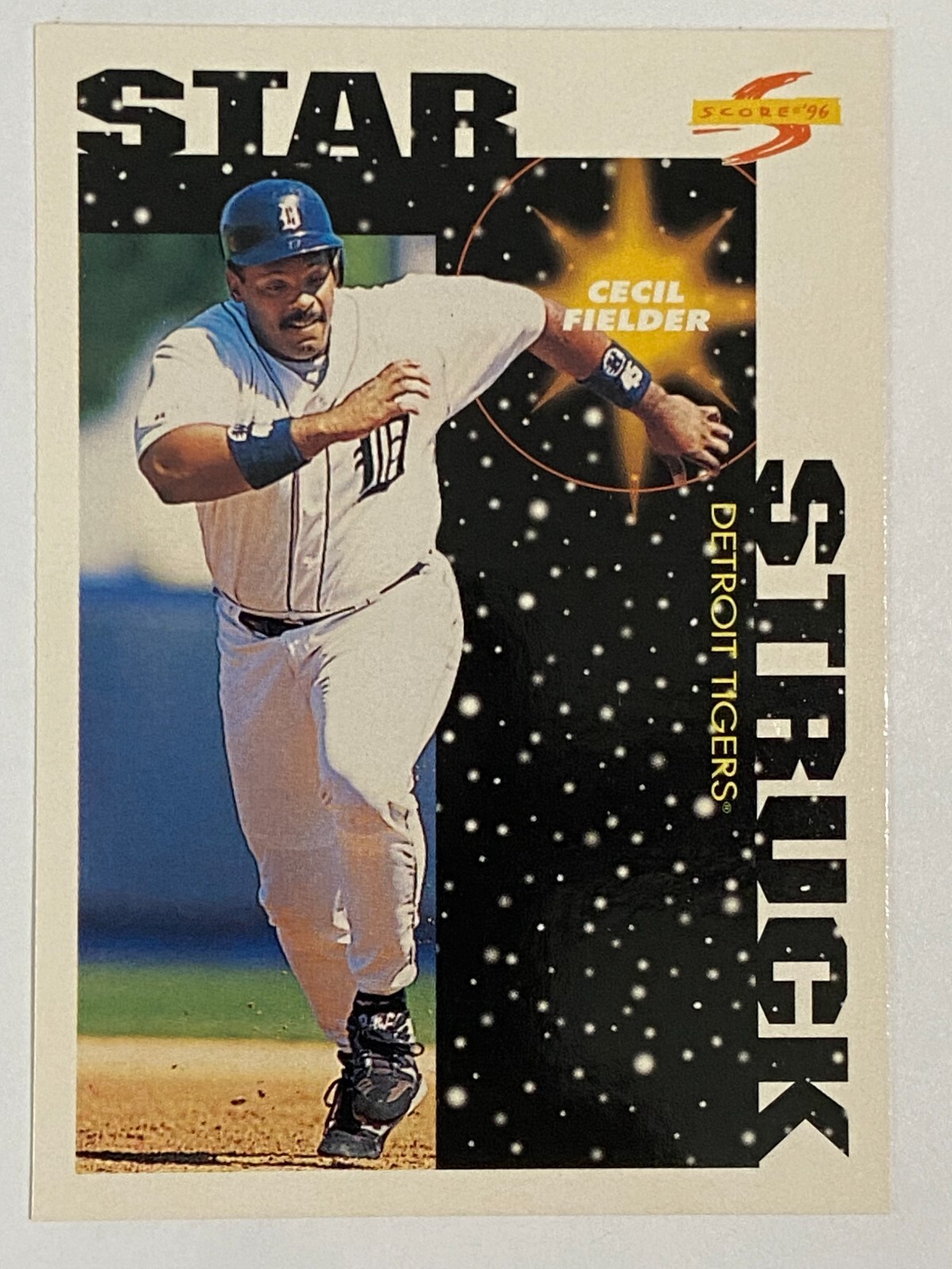1996 Score #357 Cecil Fielder Detroit Tigers Star Struck