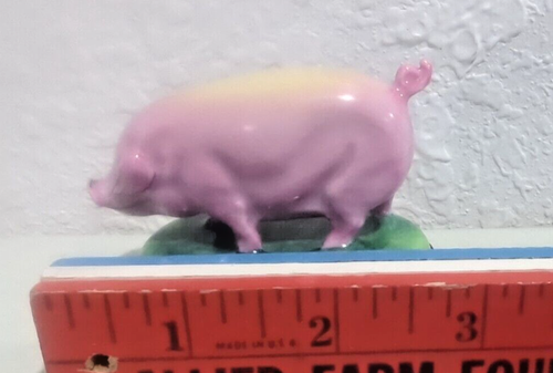 Vintage Limoges Peint Main Trinket Box Rochard Pig HTF - Picture 3 of 8