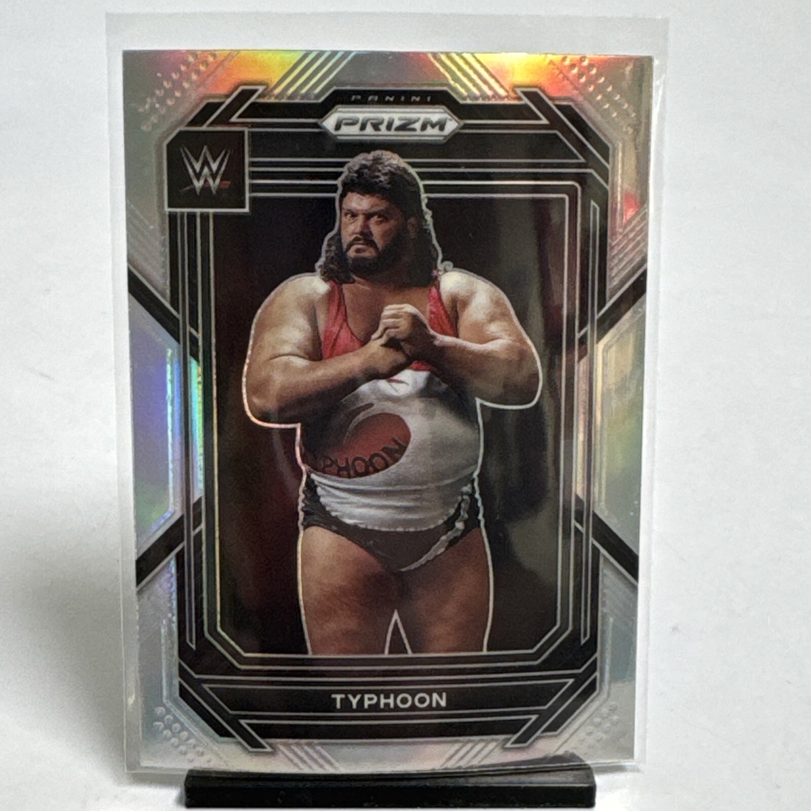 2023 Panini Prizm WWE # 152 Typhoon True Silver prizm wrestling card NM-MT