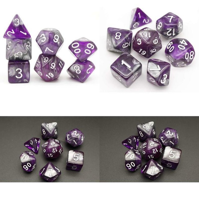 Dice Polyhedral 7 Die Set FOR D D Dungeons Dragons Role AND Playing Gaming BEST EBay
