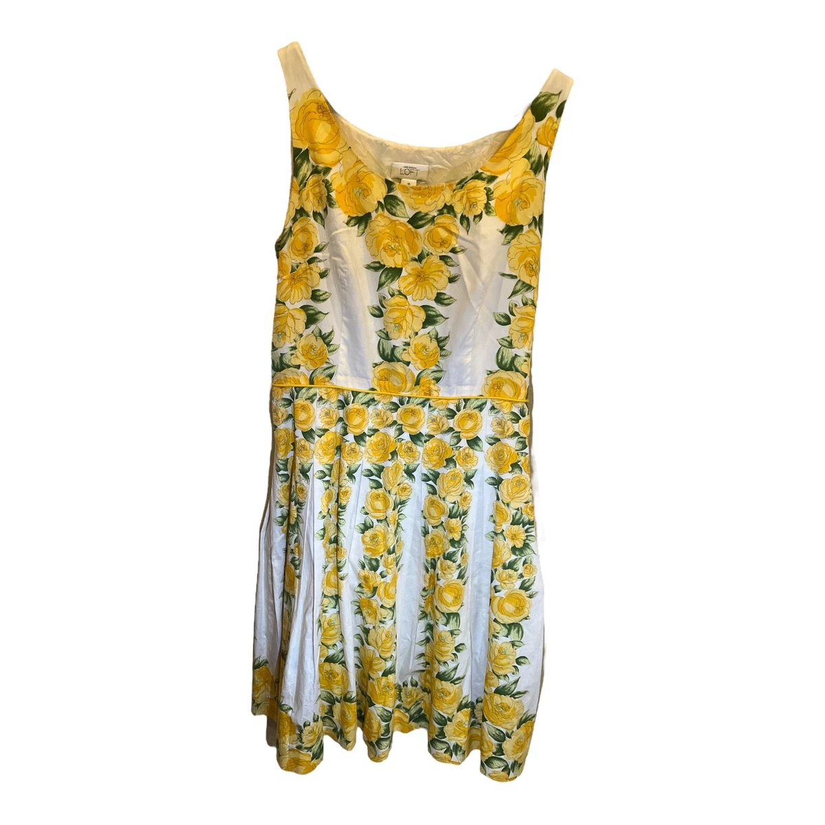 Ann taylor hotsell loft yellow dress