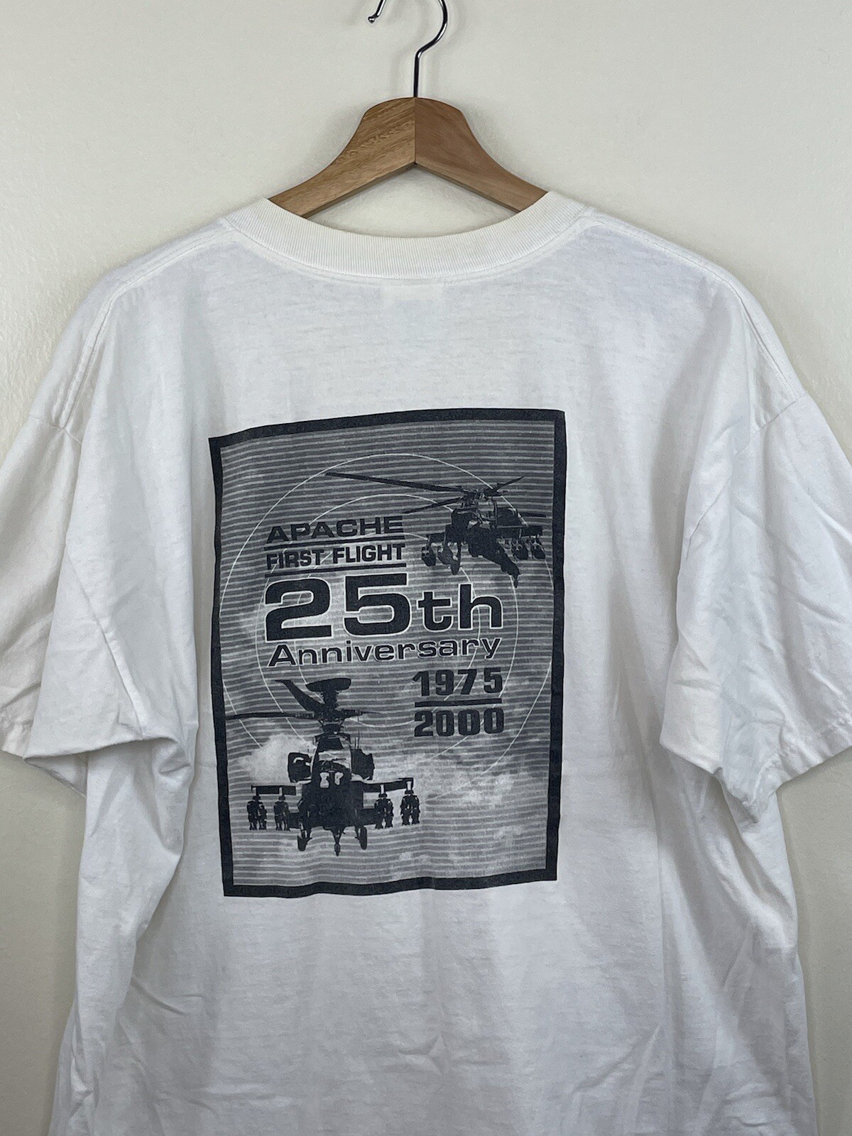 Apache First Flight 25th Anniversary Vintage Shir… - image 2