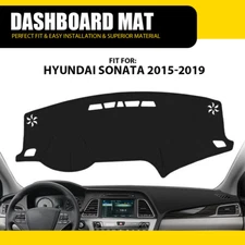 For Hyundai Sonata 2015-2019 Leather Car DashMat Dash Cover Dashboard Mat Pad H