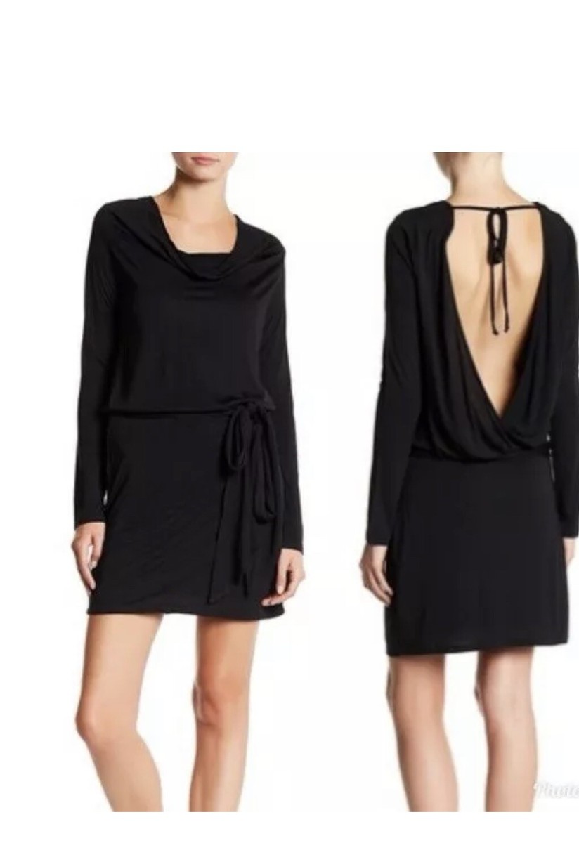 NWT- Haute Hippie Mini-Dress, Black Size Small