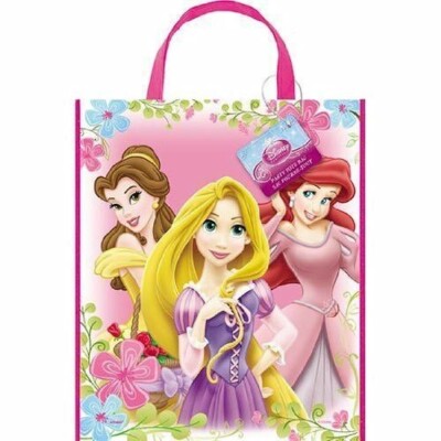 Unique Party Disney Princess Plastic Tote Bag