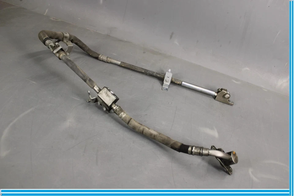 11-17 Infiniti QX56 QX80 trasero derecho lado pasajero amortiguador hidráulico línea de aceite OEM Foto 3 de 4