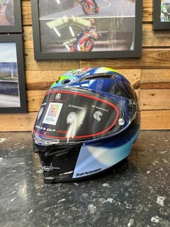 AGV Pista GP RR Helmet ECE 22.06 Soleluna 2021 Rossi Replica XL