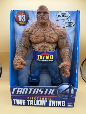 Vintage FANTASTIC 4 Electronic TUFF TALKIN' THING Toy Biz 2005 I Say 13 Phrases