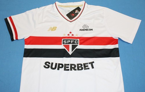 Sao Paulo FC Camisa 2025 Home Fußball Trikot - New Balance ⚫ ⚪ 🔴 Brasilien - Bild 3 von 12