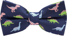 Boys Handmade Pre-Tied Bow Ties Novel Fun Pattern Bow Ties For Kids
