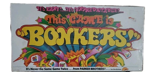 Vintage 1978  PARKER BROTHERS "THIS GAME IS  BONKERS" NEW And  SEALED