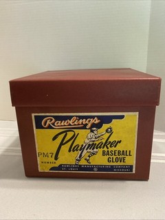 Vintage Rawlings Playmaker Baseball Glove PM 7 EMPTY BOX