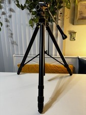 ABC VT-6 High-Boy Tripod 73  Fluid Head Pro Video Camera Stand w/ Box  Insert