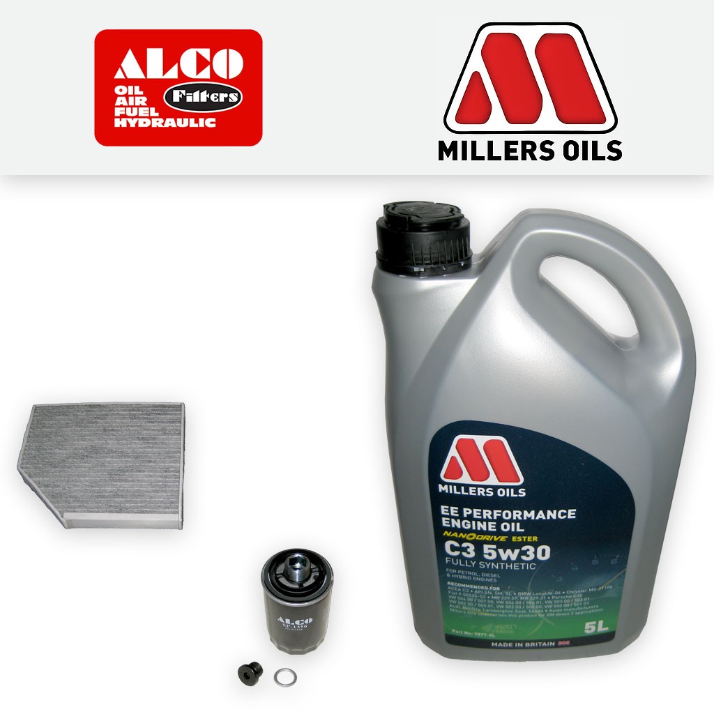 SERVICE KIT for AUDI A5 8T 1.8 2.0 TFSI OIL CABIN FILTERS +EE NANO OIL 2007-2017