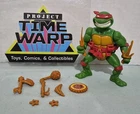 Vintage TMNT Storage Shell Raphael Playmates Toys 1990 Complete