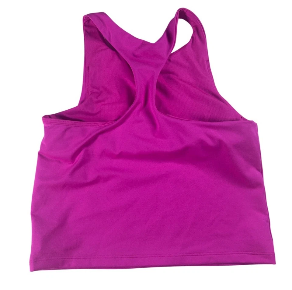 Camiseta sin mangas Under Armour jóvenes niñas talla YL espalda deportiva rosa poliéster/nylon Foto 2 de 4
