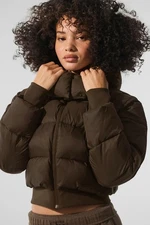 2025 New AIo Yoga Foxy Puffer Jacket Hooded Cropped Loose Fit Warm Women's Coat