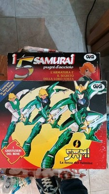 THE FIVE 5 SAMURAI TROOPERS SAMI GIG TAKARA VINTAGE '80 IN BOX