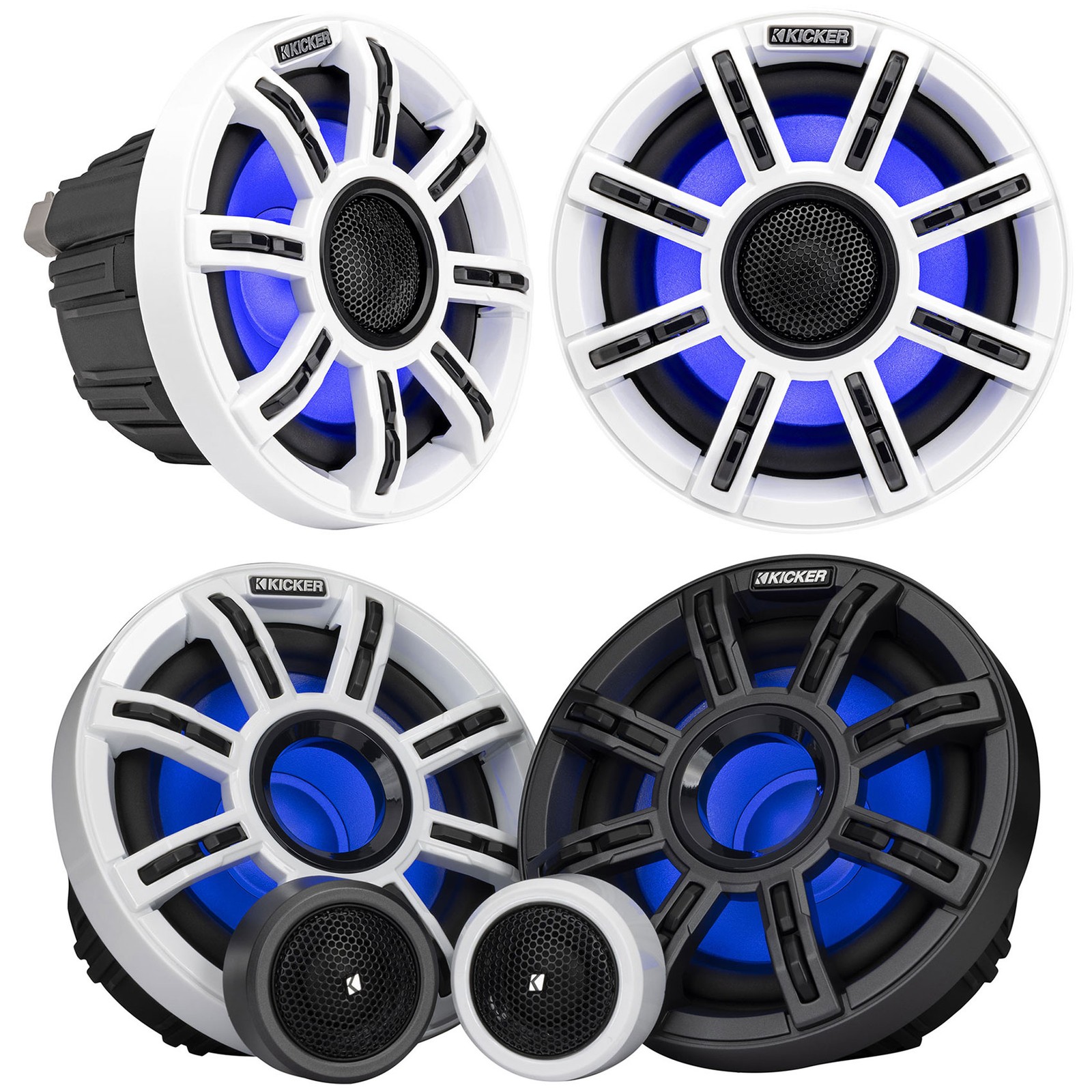 2 Морские колонки премиум-класса KICKER 51MSC65 MSC65 65Компонентные колонки 51MSS65 17039000₽