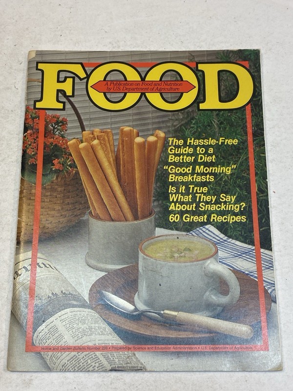 Food Publication of Nutrition US Department of Agriculture 1980 Government Print