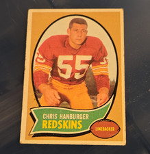 Topps Vintage Rookie Chris Hanburger #93 Washington Redskins NFL Football Card. rookie card picture